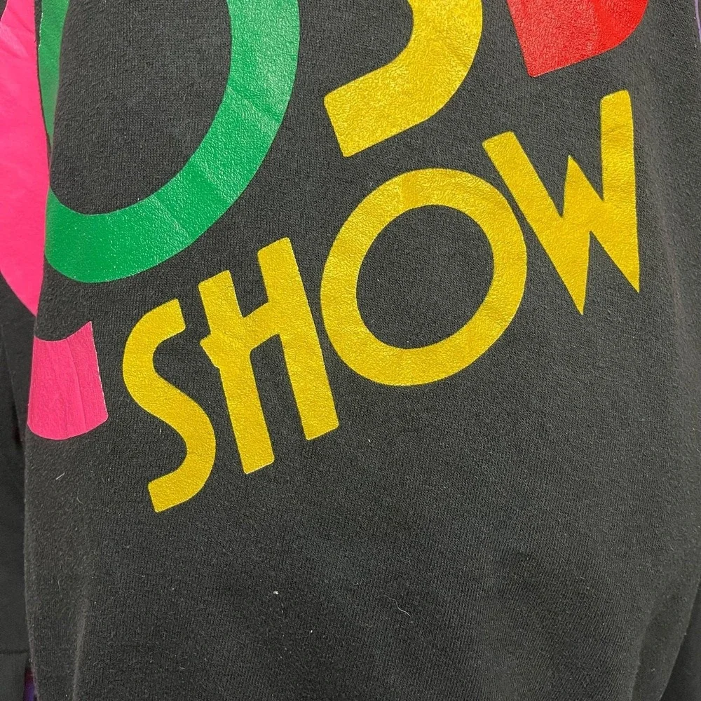 Vintage‎ The Cosby Show 80s Bill Cosby TV Promo Sweatshirt Black Rare Sz Large
